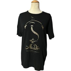 Disney Aladdin Broadway Musical Shirt Black Small